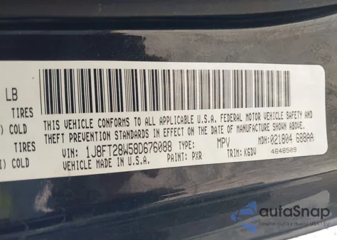 2008 Jeep Patriot Sport z USA, uszkodzony, nr VIN 1J8FT28W58D676088